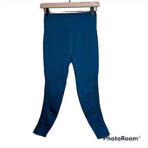 Fabletics womens green mesh detail workout lounge leggings size small‎ - Picture 1 of 3